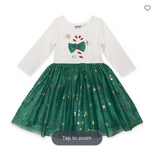 Blueberi‎ Boulevard Toddler Girls Embellished Long Sleeve Tutu Dress